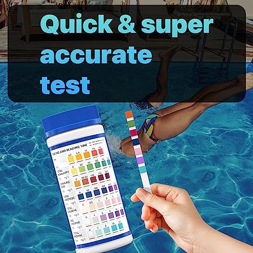 All-New Pool and Spa Test Strips 7 in 1 Quick SuperAccurate Swimming 150 Pool - Image 2