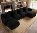 ELUCHANG 153" Oversized Modular Sectional Sofa, Comfy Chenille Cloud Couch by ELUCHANG