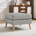 Large Ottoman, 29.5" Corduroy Ottoman by YUUIJOAA