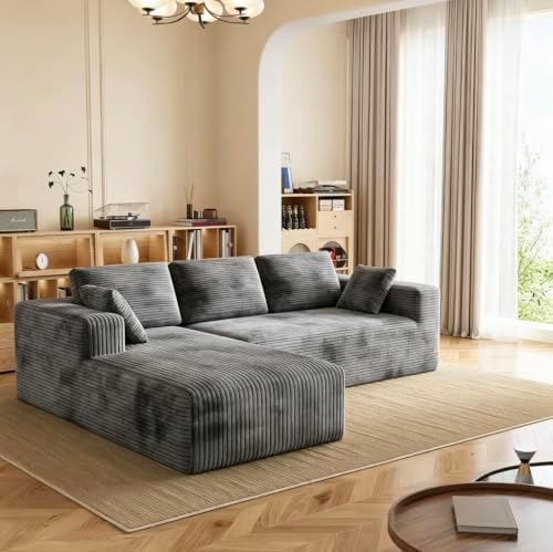 106" L-Shaped Modular Sectional Sofa by Rwatjairex