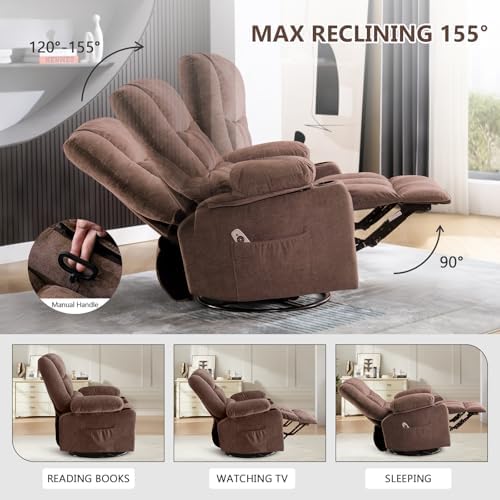 Swivel Rocker Recliner Chair - Image 4