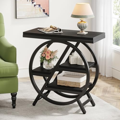 Tribesigns End Table for Living Room, 3-Tier Narrow Side Table by Tribesigns