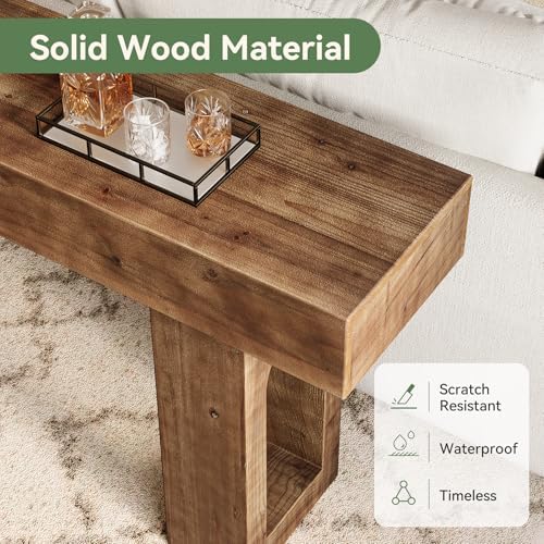 Solid Wood Console Table - Image 3