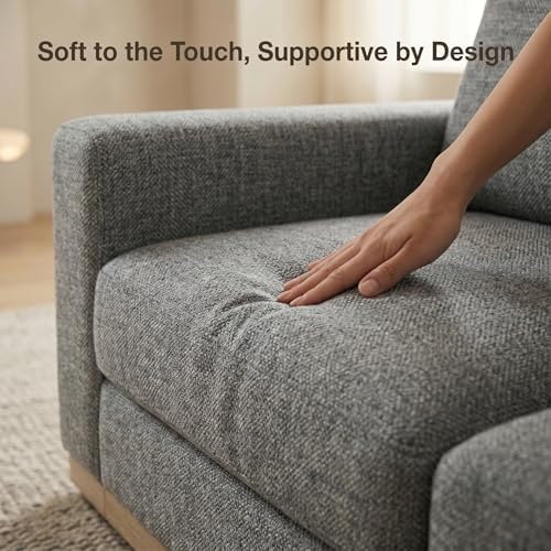 Sunny Heart 86" Modern Loveseat Sofa - Image 6