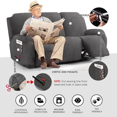 Stretch Recliner Sofa Cover - Image 3