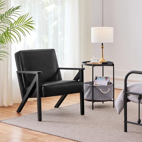 Yaheetech Mid-Century Modern Accent Chair, Lounge Chair - Image 3