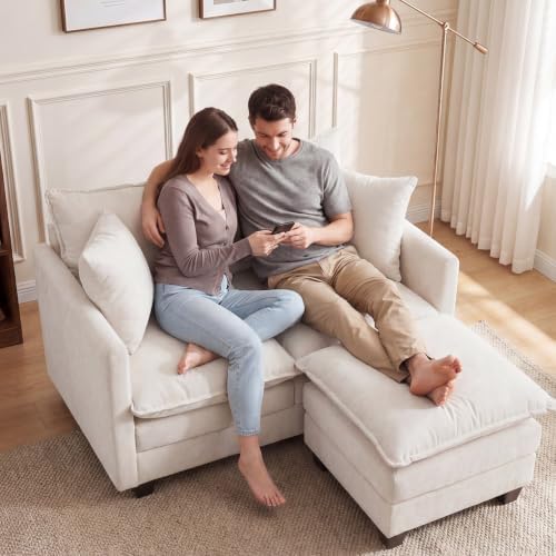 50'' L-Shape Loveseat Sofa - Image 6