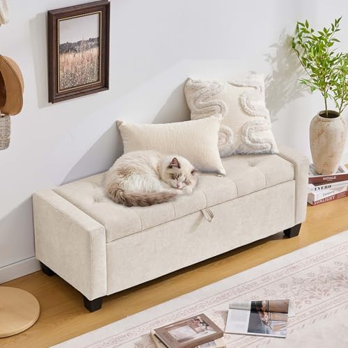 Huatean Home 43" Ottoman with Storage - Image 4