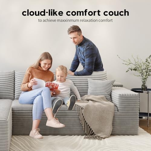 107.5" Cloud Modular Sectional Couch - Image 5