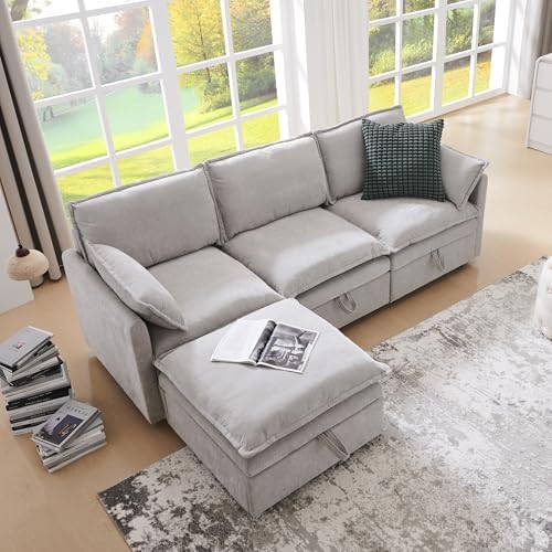85.83" Modular Sectional Cloud Couches - Image 3