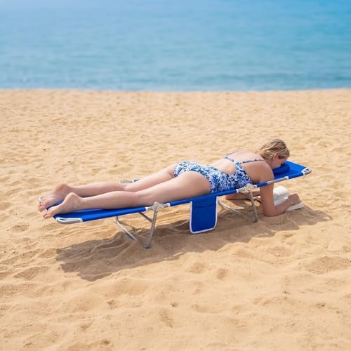 Romswi 2PK Folding Tanning Beach Chair - Image 2