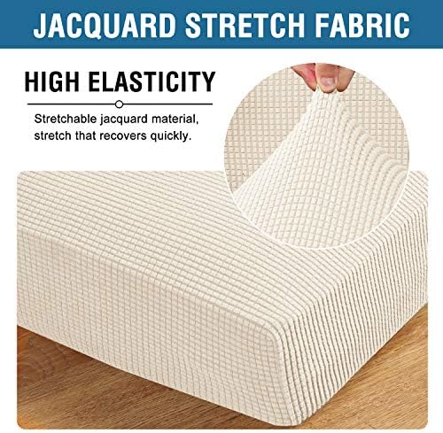 H.VERSAILTEX Super Stretch Individual Seat Cushion Cover Sofa Covers Couch - Image 4
