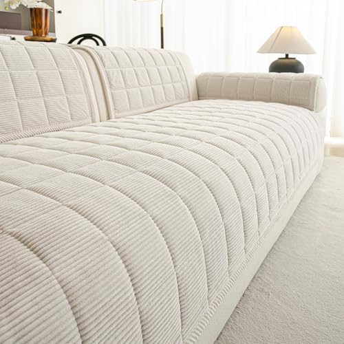 Couch Covers for Sectional Sofa, L Shaped Modular Couch Cover by PJLZJFBY