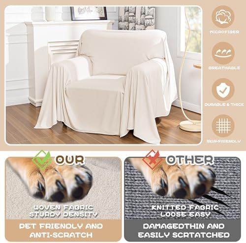 MYSKY HOME White Armchair Couch Cover - Image 2