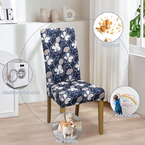 Dining Chair Covers, Stretch Seat Covers, Washable Furniture Protector - Image 6