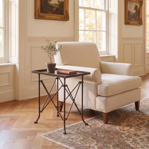 Creative Co-Op Vintage Rectangular Metal Side Table - Image 2