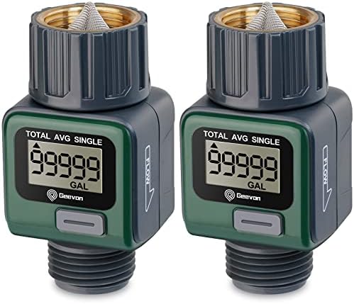 Geevon Garden Hose Water Flow Meter by GEEVON