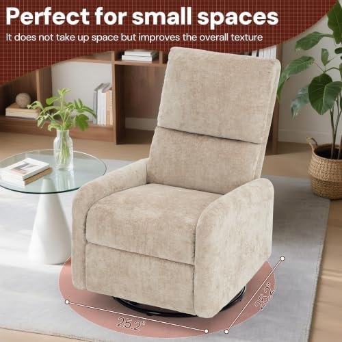 Korser 360° Rocking Chair, Nursery Rocker Chair - Image 7