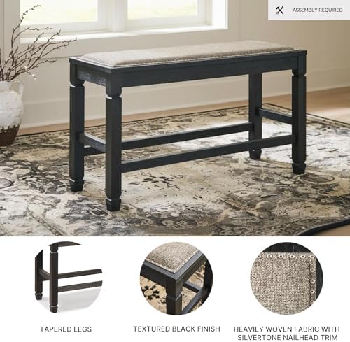 Signature Design by Ashley 1-Piece Counter Height Dining Bench - Image 4