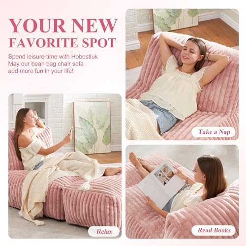 Hobestluk Large Bean Bag Chairs Sofa - Image 6