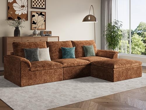 EASE MOOSE Boneless Couches for Living Room, Modular Sectional Sofa by EASEMOOSE