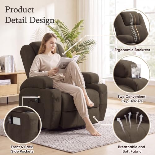 Flamaker Rocking Chair Recliner Chair - Image 6