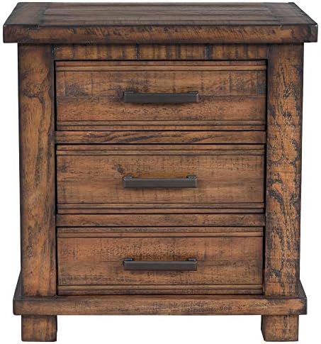LUMISOL Solid Wood Nightstand - Image 3