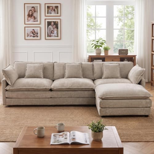 Tmsan 111.42" Cloud Couch Modular Sectional Sofa - Image 3