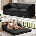 70” Folding Sofa Bed, 3-in-1 Convertible Triple Floor Couch Bed by AOLVDOW