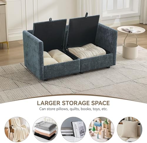 55" Cloud Modular Loveseat Sofa - Image 3