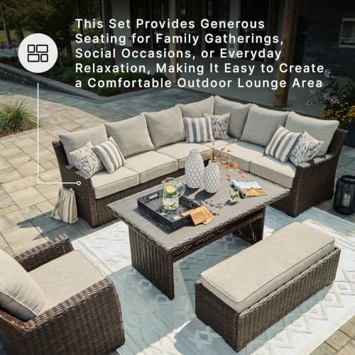 Signature Design by Ashley 3-Piece Patio Sectional - Image 6
