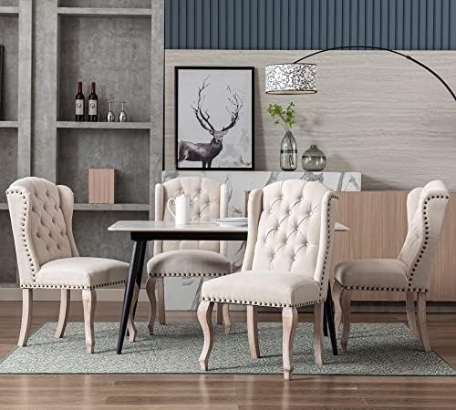 Upholstered Dining Chairs Set of 2 - Image 3