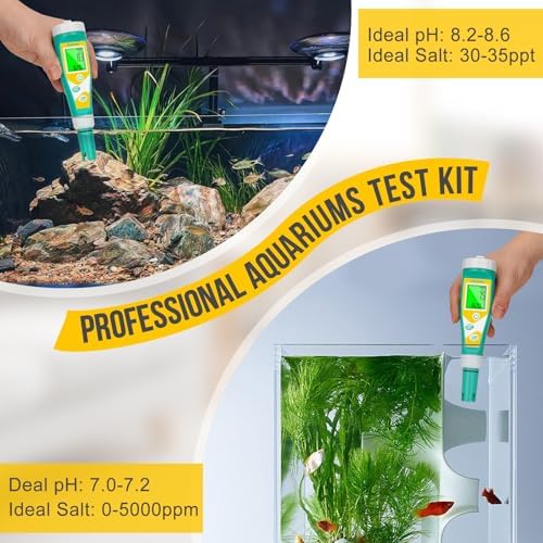 UIUZMAR Pool Salt pH Tester Upgrade pH and ORP Meter Accurate Pool Water - Image 3