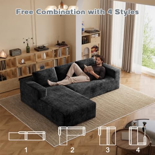 93" L-Shaped Modular Sectional Sofa - Image 3