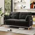 Hanherry Loveseat Sofa, 62.6" Small Couch by Hanherry