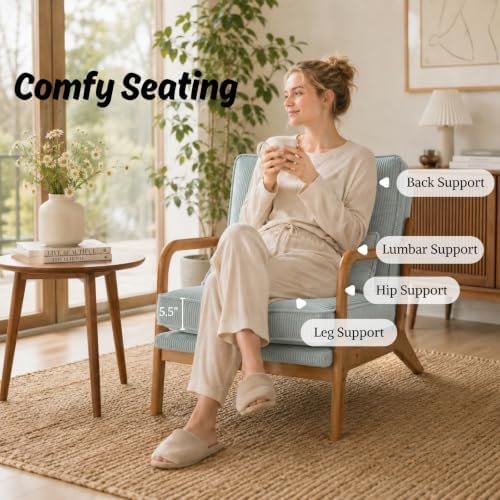 Karl home Mid-Century Modern Accent Reading Chair - Image 3