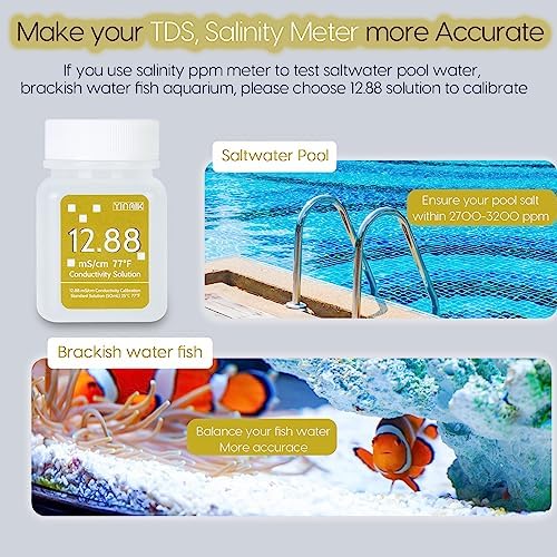 12.88 mS/cm Calibration Solution Conductivity Salinity Calibration Fluid - Image 5