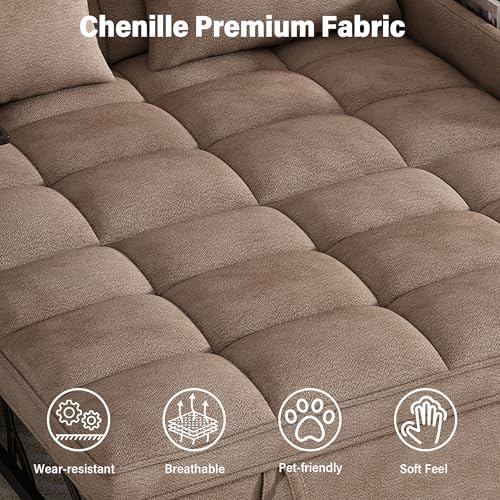 65'' Sleeper Sofa Pull Out Couches - Image 4