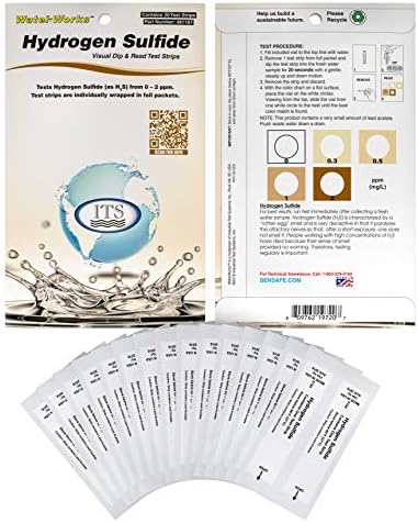 Industrial Test Systems 481167 WaterWorks Hydrogen Sulfide Water Test Strips - Image 4