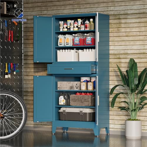 COFaR 71'' Tall Metal Pantry Cabinet - Image 4