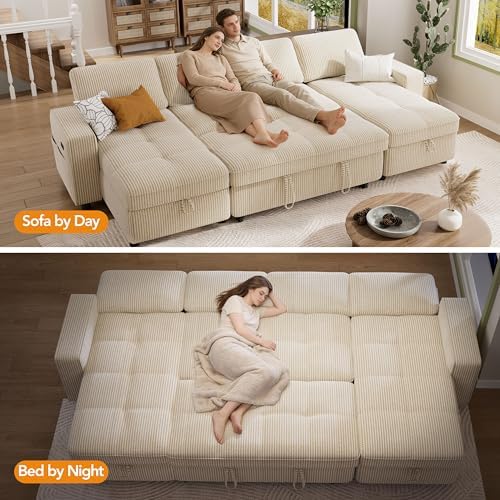 Vipbear Sectional Sleeper Couch - Image 6