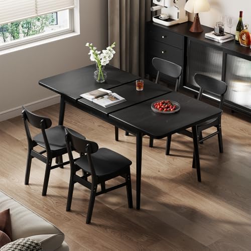 Muwuele 47"-63" Solid Wood Extendable Dining Tables by Muwuele