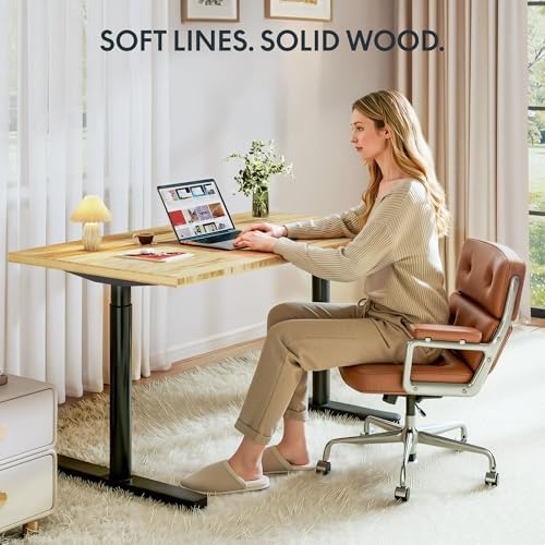 FLEXISPOT 60" x 30" Solid Bamboo Standing Desk - Image 3
