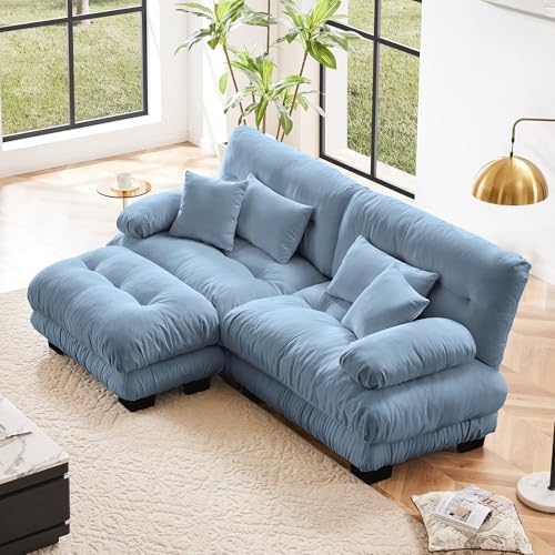 Modular Sectional Sofa for Living Room, 94.4" L-Shaped Comfy Couch by Wunlerlant
