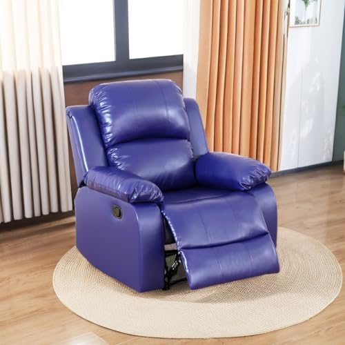 A Ainehome Living Room Furniture Set Leather Recliner Sofa Set Loveseat Chair by AAinehome