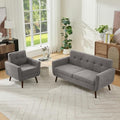 Tbfit Mid Century Modern Sofa Couch, Loveseat & Accent Chair by TBfit