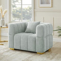 VANOMi 44.09" Oversized Accent Chair, Boucle Armchair by VANOMi