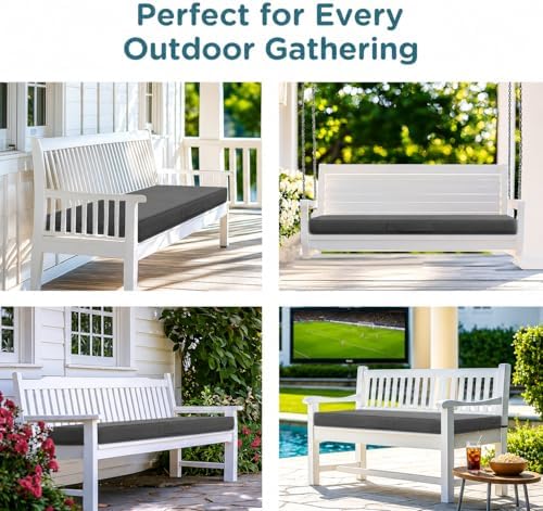 Codi Outdoor Bench Cushion for Patio Furniture - Image 3