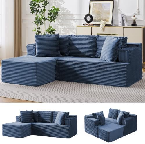 Korser Boneless Couches for Living Room, Cloud Couch Sectional by KORSER