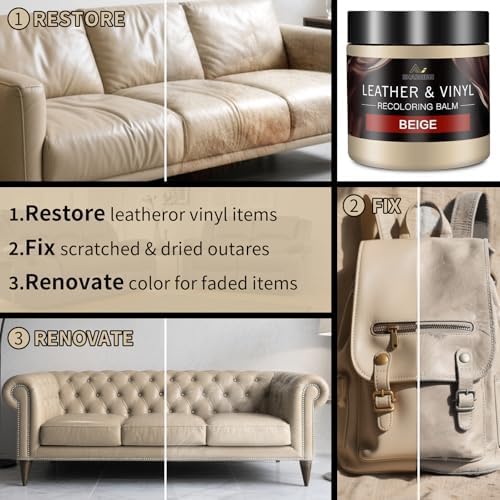 Leather Recoloring Balm and Leather Repair Kit - Image 3